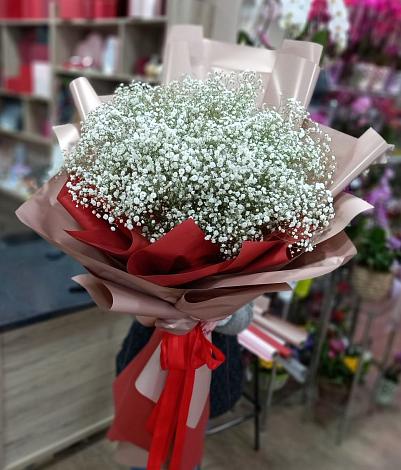 Букет цветов из: Гипсофила в Борках
