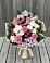 Букет цветов из: Альстромерии, Гвоздики, Розы и Хризантемы в Борках