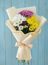 Букет цветов из:  Хризантемы в Борках