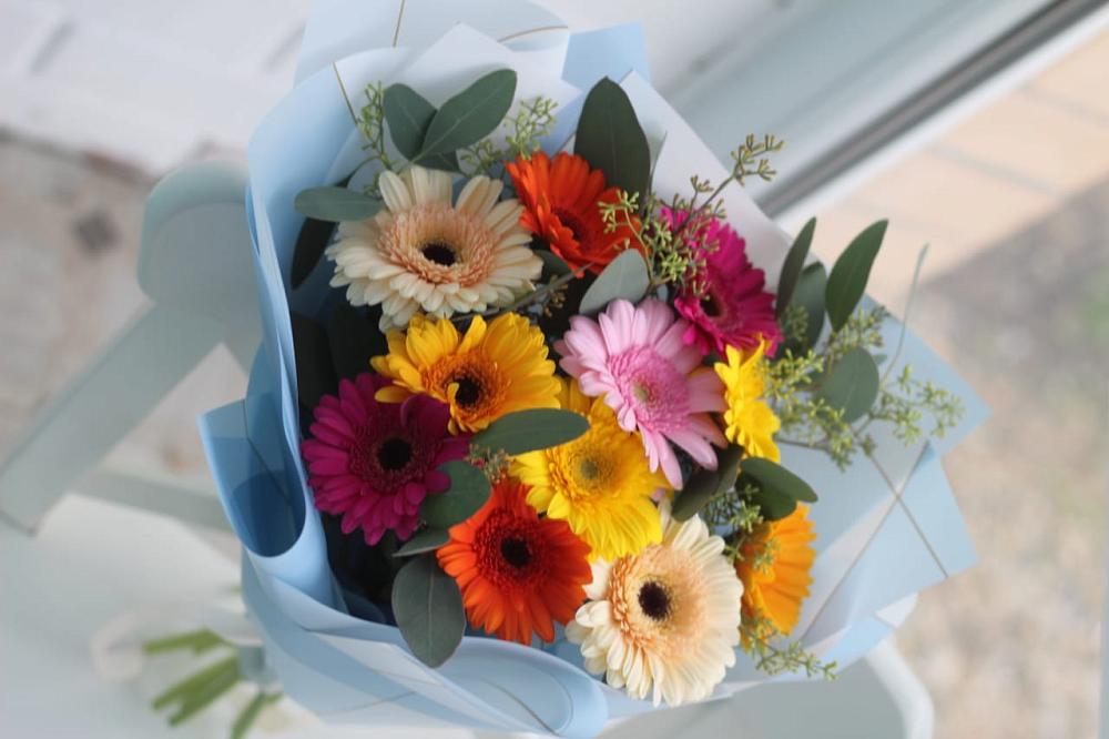 Букет цветов из: Герберы в Борках