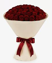 Букет 101 Бордовая роза Блэк Бакарра в Борках