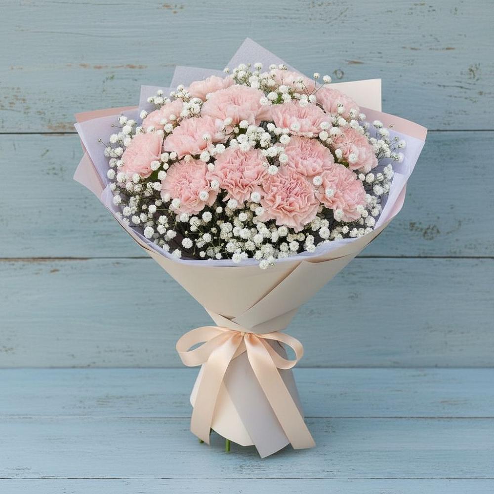 Букет цветов из: Гвоздики в Борках