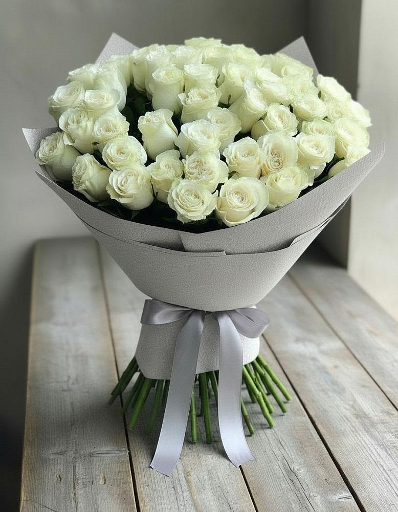 Букет 35 Белых роз в Борках