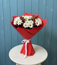 Букет цветов из:  Хризантемы #REPLACE_PRED# Борках