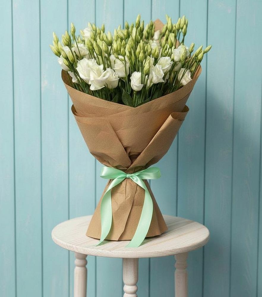 Букет цветов из: Лизиантусы в Борках