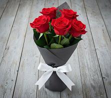 Букет 5 Красных роз Эдлесс Лав #REPLACE_PRED# Борках