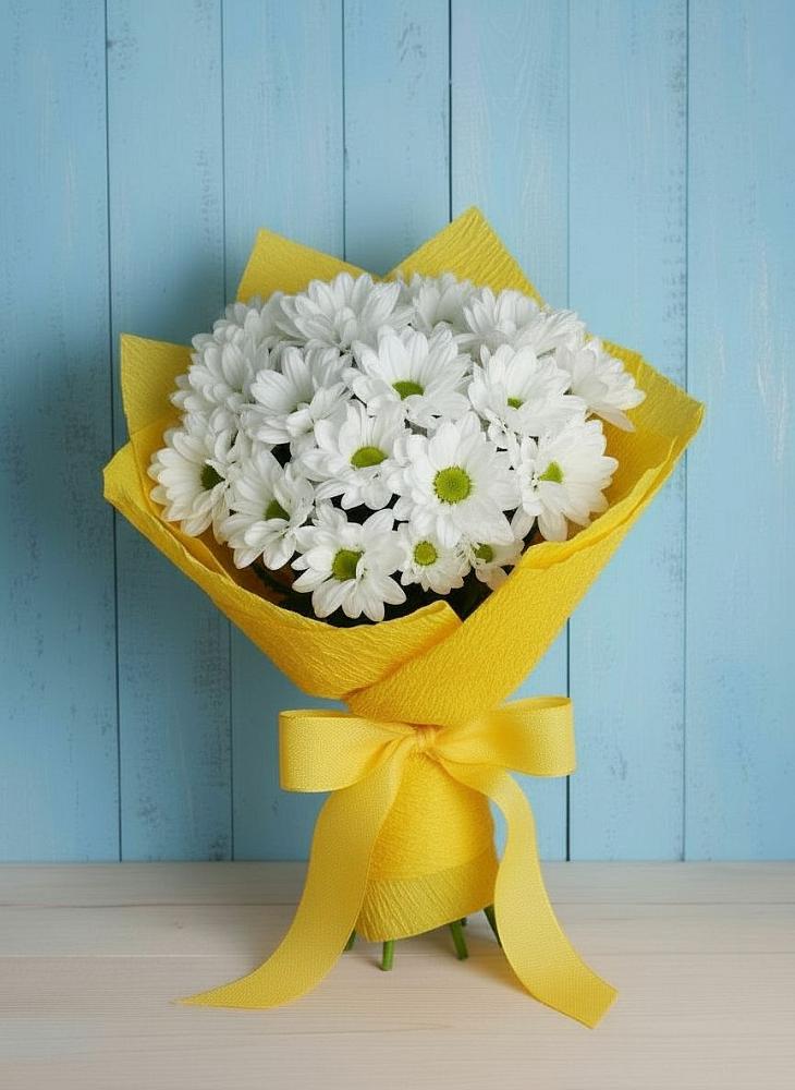 Букет цветов из: Хризантемы в Борках