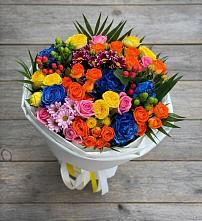 Букет цветов из:  Розы и Хризантемы в Борках