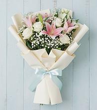 Букет цветов из:  Лилии в Борках